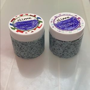Homemade Blue cookies and cream slime